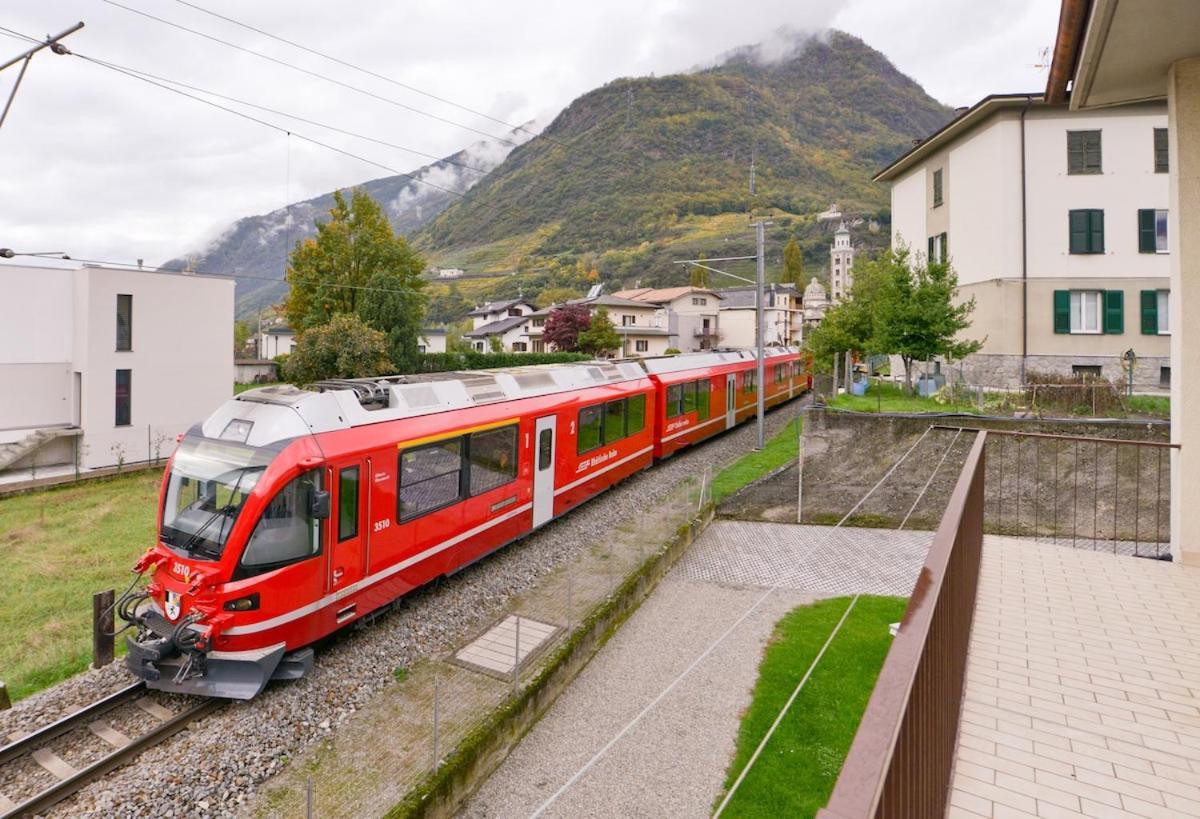 Alp Gruem Apartment - 8 Min Walk To Bernina Express Tirano Εξωτερικό φωτογραφία